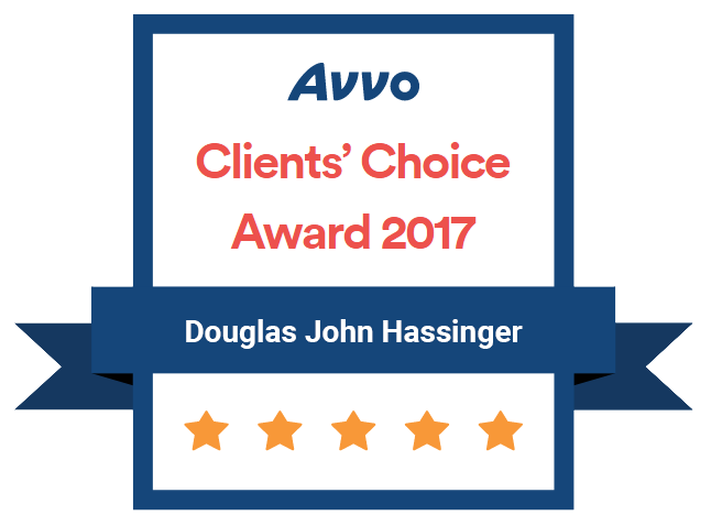 Avvo Clients’ Choice Award 2017 | Douglas John Hassinger
